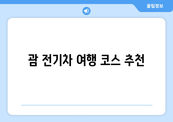 전기차로 괌을 달리는 짜릿함| 괌 전기차 여행 완벽 가이드 | 괌, 전기차 여행, 렌터카, 충전소, 여행 코스, 팁