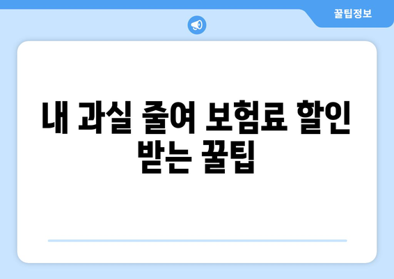 캐롯 자동차 보험 내 과실 계산| 꼭 알아야 할 핵심 내용과 유리한 조건 활용 가이드 | 자동차 보험, 과실 비율, 보상, 보험료, 손해율