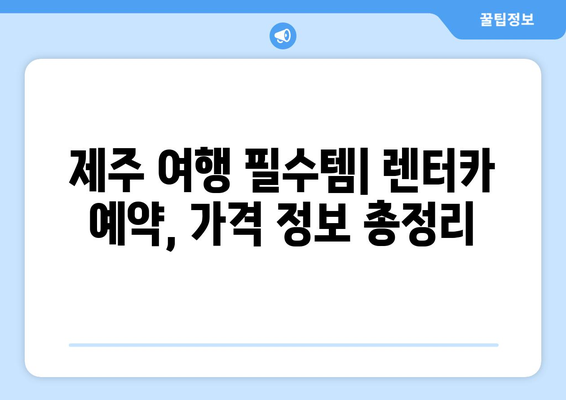 제주 렌터카 가격 비교| 제주패스, 제주도렌터카자차, 테슬라 전기차 할인코드 포함 | 제주 여행, 렌터카 예약, 가격 정보, 할인 팁