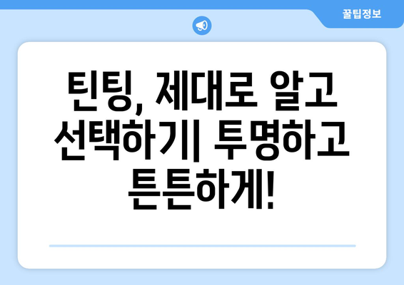 틴팅 유지의 중요성| 외관과 내구성 향상을 위한 핵심 가이드 | 자동차 틴팅, 틴팅 관리, 내구성, 외관 관리