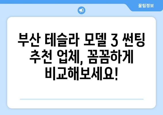 테슬라 모델 3 부산 썬팅 완벽 가이드| 추천 업체, 필름 종류, 비용까지 | 부산, 썬팅, 테슬라, 모델3, 가격, 추천