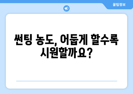 자동차 썬팅, 나에게 딱 맞는 색상과 농도는? | 선호도, 농도, 투과율 선택 가이드