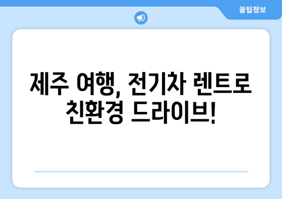 제주 전기차 렌트, 카모아에서 최저가로 즐기세요! | 제주도 전기차 렌트, 카모아 추천, 전기차 렌트 가격 비교