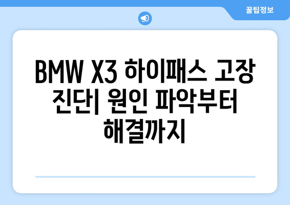 BMW X3 하이패스 고장 해결| 수리부터 교체까지 완벽 가이드 | 하이패스 오류, 고장 증상, 수리 비용, 교체 방법